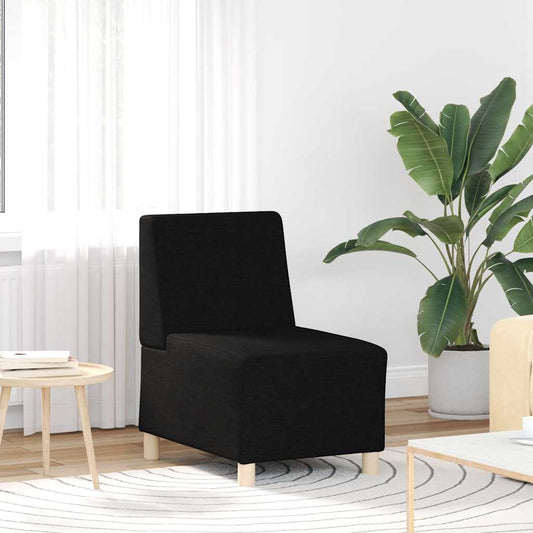 Armchair Black 55 cm fabric