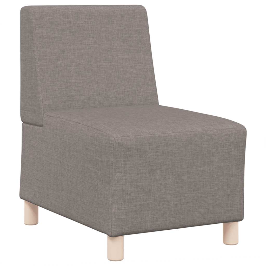 Armchair Taupe 55 cm fabric