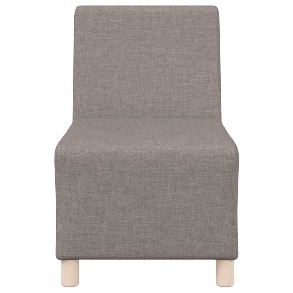 Armchair Taupe 55 cm fabric