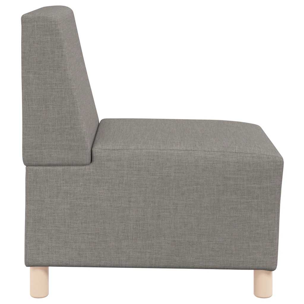 Armchair Taupe 55 cm fabric
