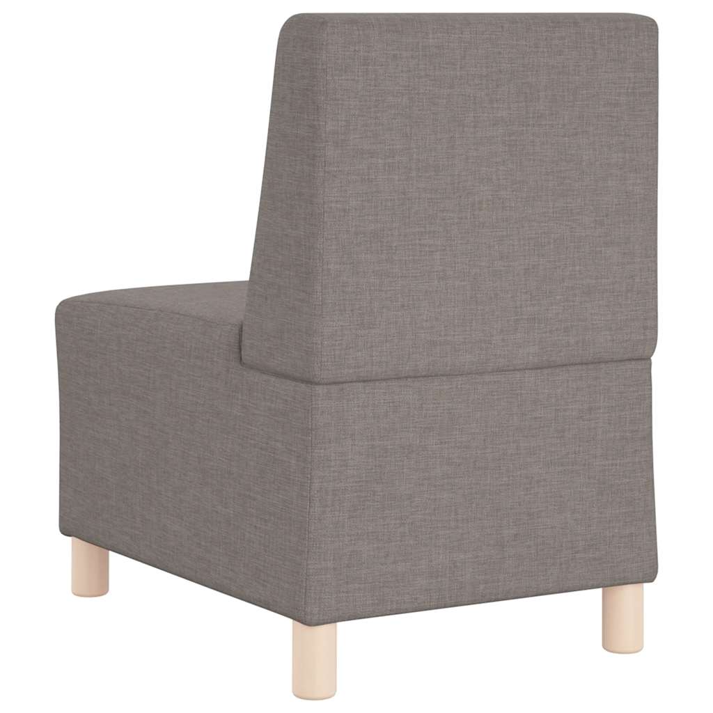 Armchair Taupe 55 cm fabric