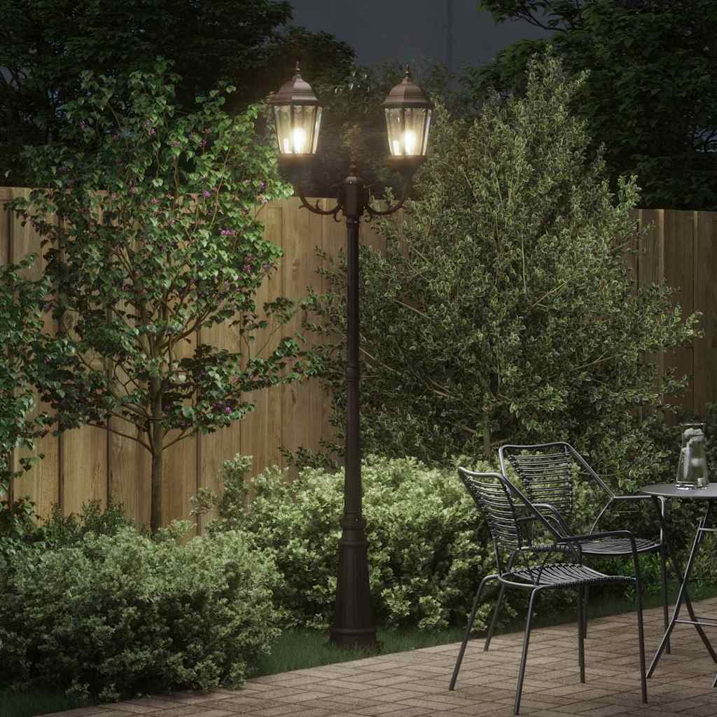 Garten-Licht Bronze 68 x 20 x 235 cm Aluminium und Glas