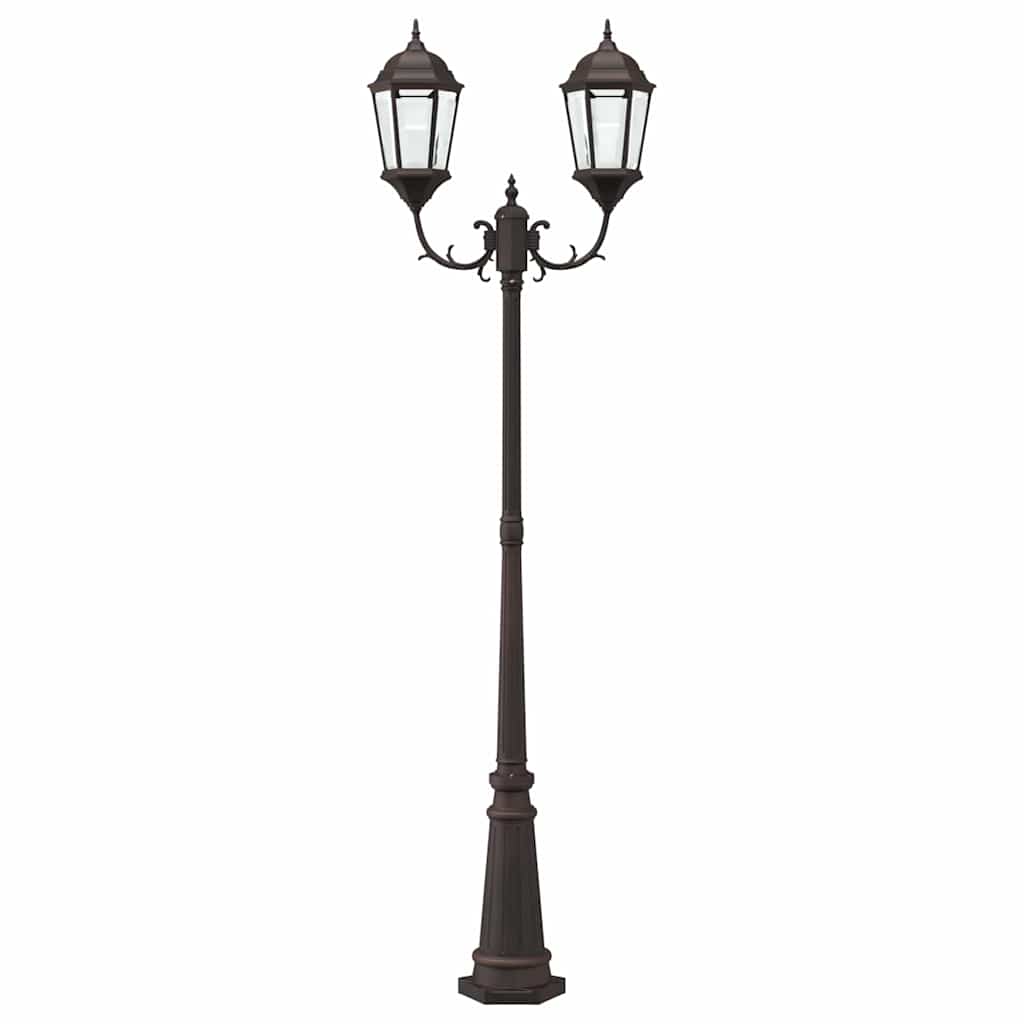 Garten-Licht Bronze 68 x 20 x 235 cm Aluminium und Glas