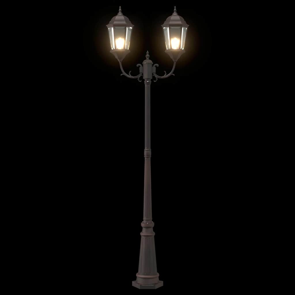 Garten-Licht Bronze 68 x 20 x 235 cm Aluminium und Glas