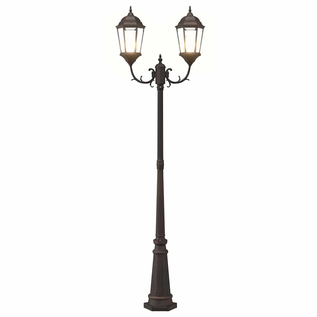 Garten-Licht Bronze 68 x 20 x 235 cm Aluminium und Glas