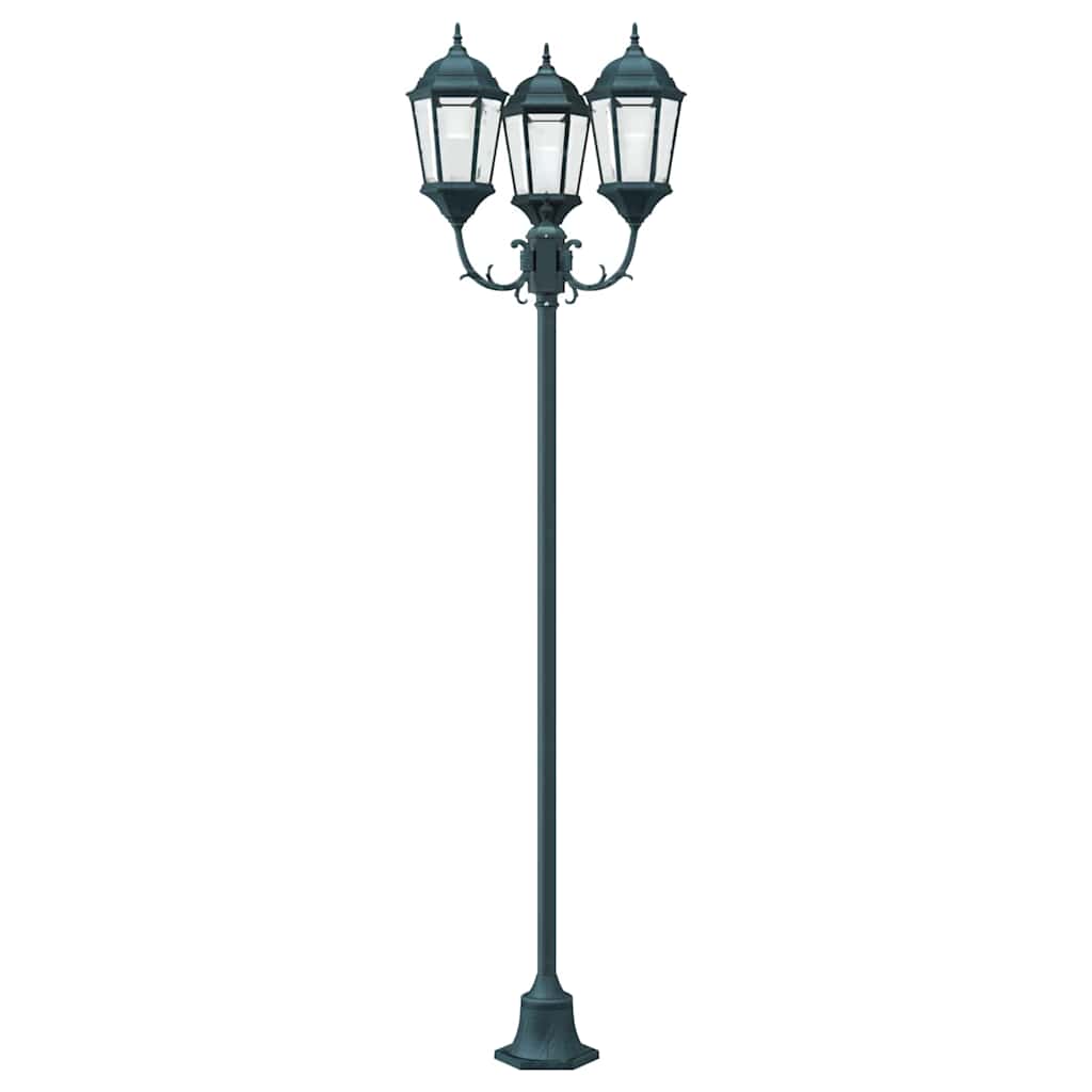 Garten-Licht Vintage gebürstetes Grün 57 x 49 x 241 cm