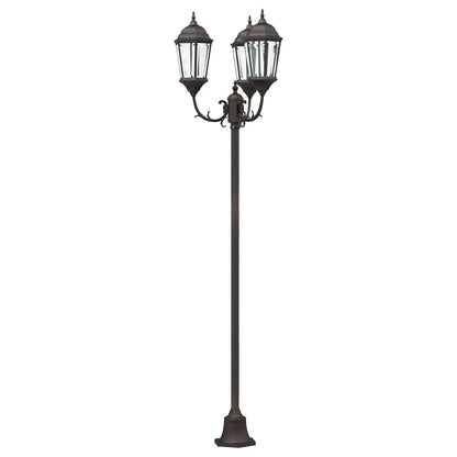 Garten-Licht Bronze 57 x 49 x 241 cm Aluminium und Glas