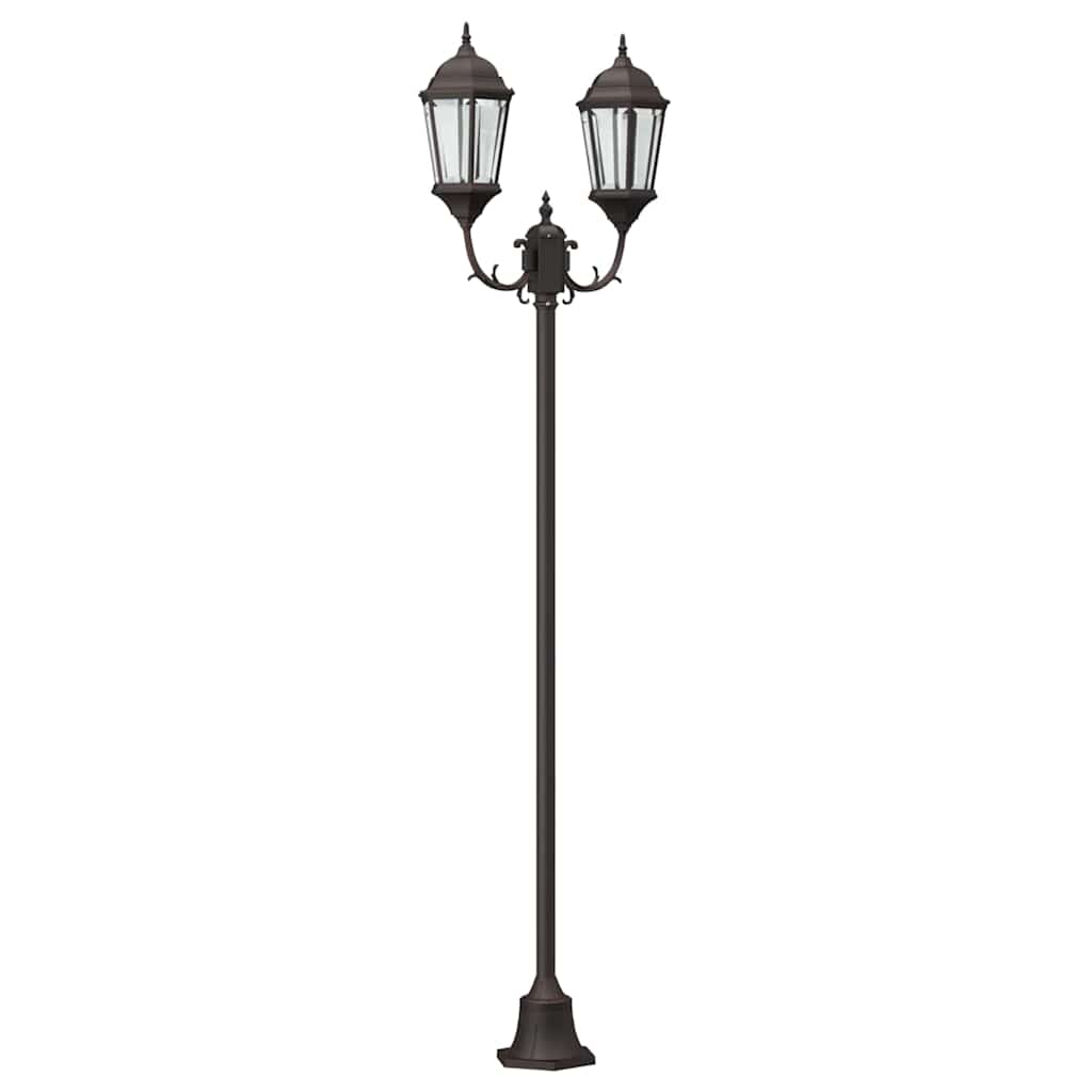 Garten-Licht Bronze 68 x 20 x 235 cm Aluminium und Glas