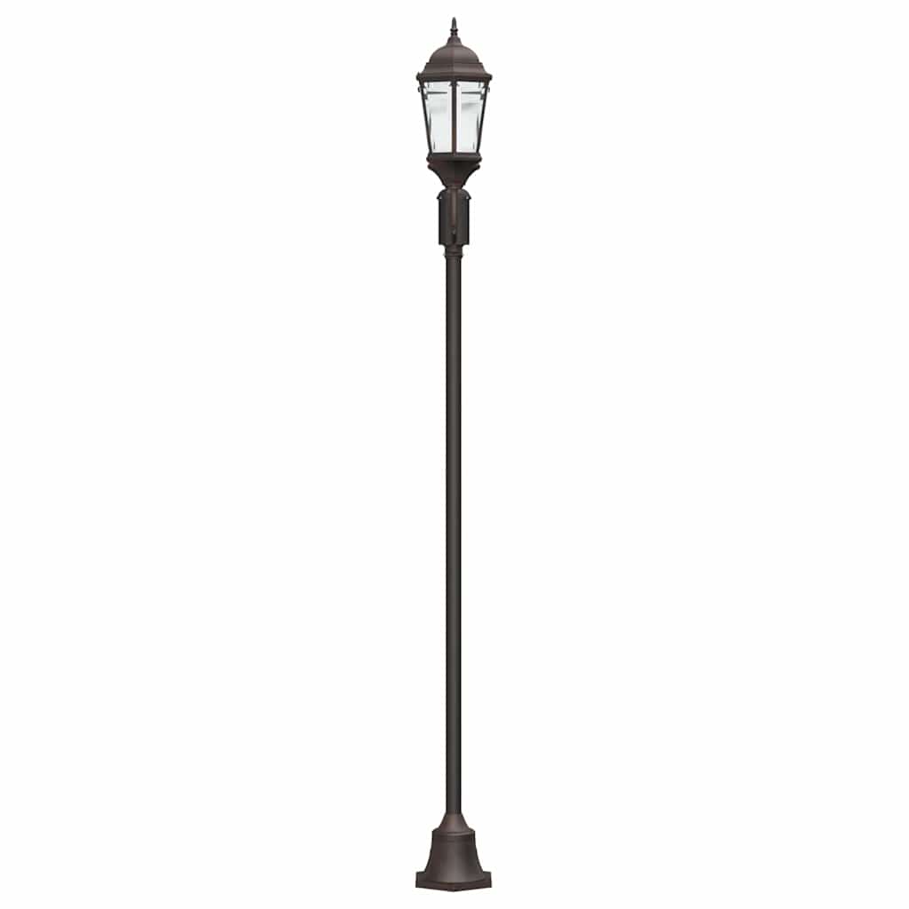 Garten-Licht Bronze 68 x 20 x 235 cm Aluminium und Glas