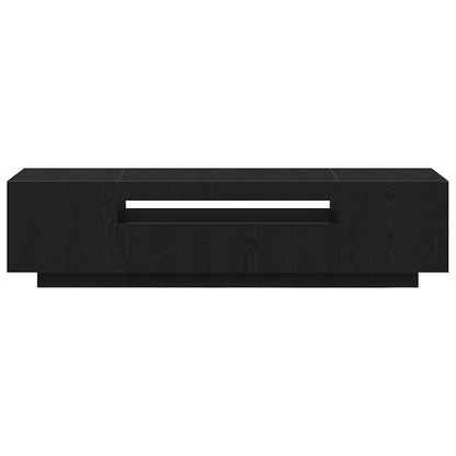 TV-Schränk 160 x 35 x 40 cm Schwarz Holzwerkstoff