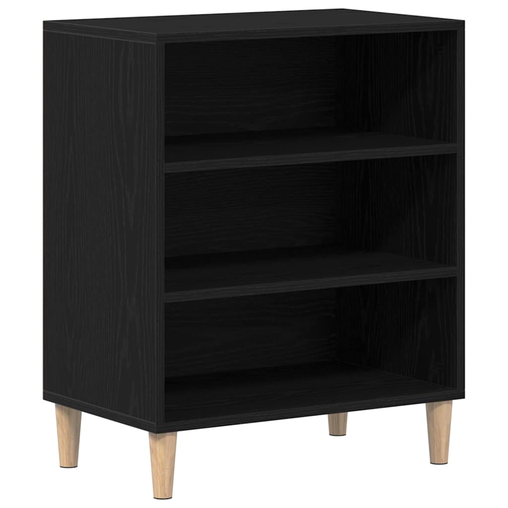 Sideboard Schwarz Eichen-Optik 57 x 35 x 70 cm Holzwerkstoff