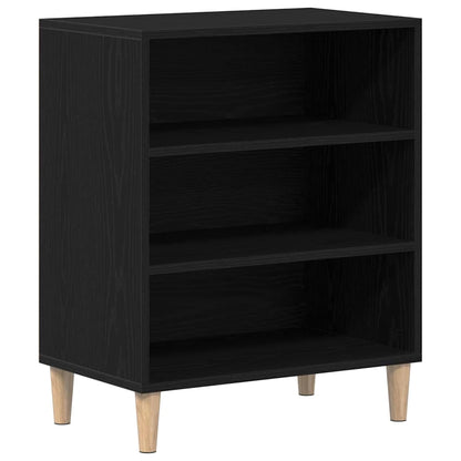 Sideboard Schwarz Eichen-Optik 57 x 35 x 70 cm Holzwerkstoff