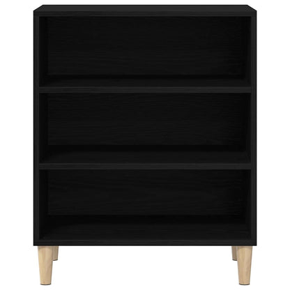 Sideboard Schwarz Eichen-Optik 57 x 35 x 70 cm Holzwerkstoff