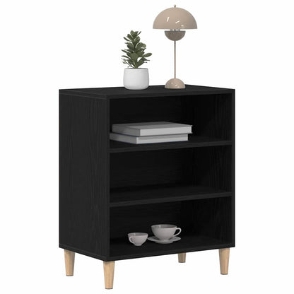Sideboard Schwarz Eichen-Optik 57 x 35 x 70 cm Holzwerkstoff