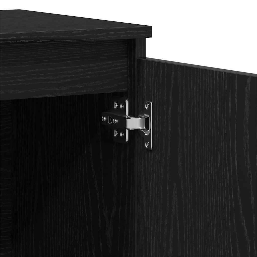 Sideboard Schwarz 102 x 35 x 60 cm Holzwerkstoff