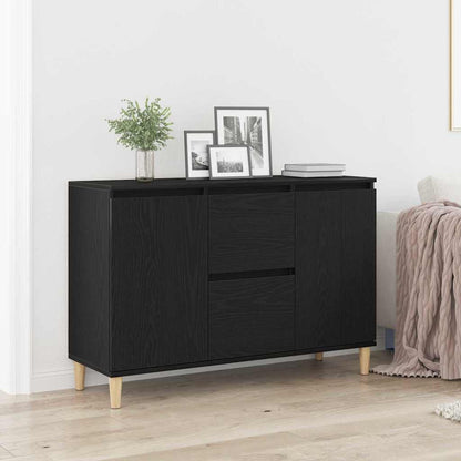 Sideboard Schwarz 102 x 35 x 60 cm Holzwerkstoff