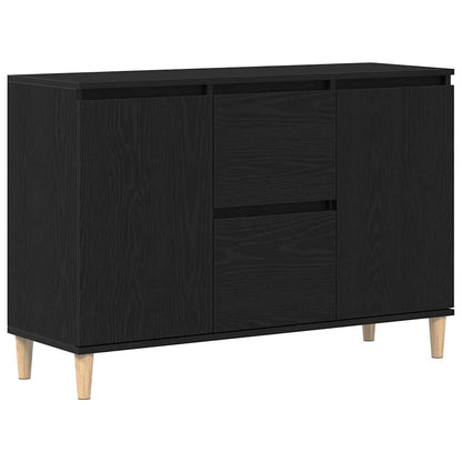 Sideboard Schwarz 102 x 35 x 60 cm Holzwerkstoff