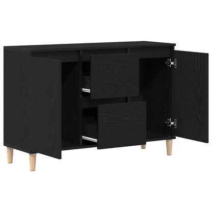 Sideboard Schwarz 102 x 35 x 60 cm Holzwerkstoff