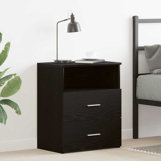 Nachttisch Schwarze Eiche 50 x 32 x 60 cm Holzwerkstoff