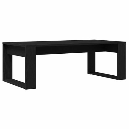 Couchtisch Schwarz Eichen-Optik 102 x 50 x 35 cm Holzwerkstoff