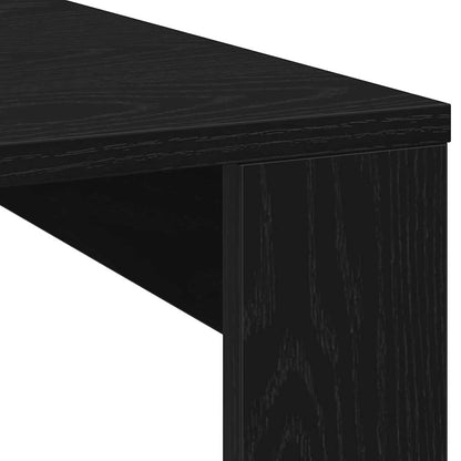 Couchtisch Schwarz Eichen-Optik 100 x 100 x 35 cm Holzwerkstoff