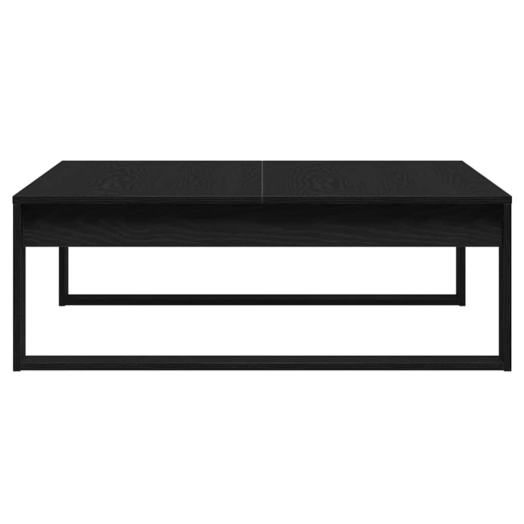 Couchtisch Schwarz Eichen-Optik 100 x 100 x 35 cm Holzwerkstoff