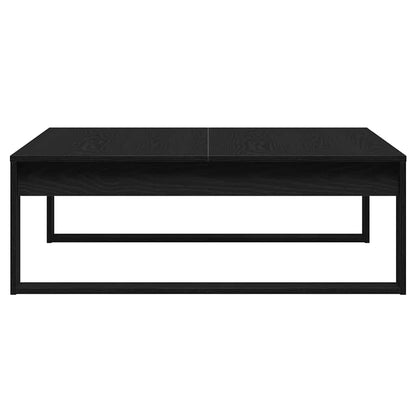 Couchtisch Schwarz Eichen-Optik 100 x 100 x 35 cm Holzwerkstoff