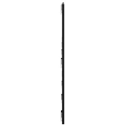 Bettkopfteil Schwarz Eichen-Optik Holzwerkstoff