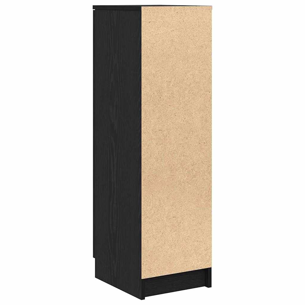 Schuhschrank Schwarze Eiche 29.5 x 35 x 101 cm Holzwerkstoff