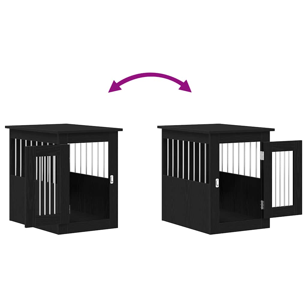 Hundebox-Möbel Schwarze Eiche 62 x 45 x 59 cm Holzwerkstoff