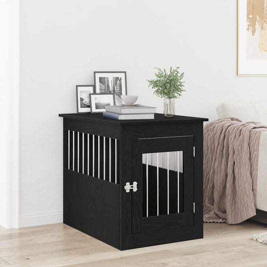 Hundebox-Möbel Schwarze Eiche 75 x 55 x 65 cm Holzwerkstoff
