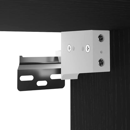 TV-Schrankset 30,5 x 30 x 102 cm Schwarz Eichen-Optik