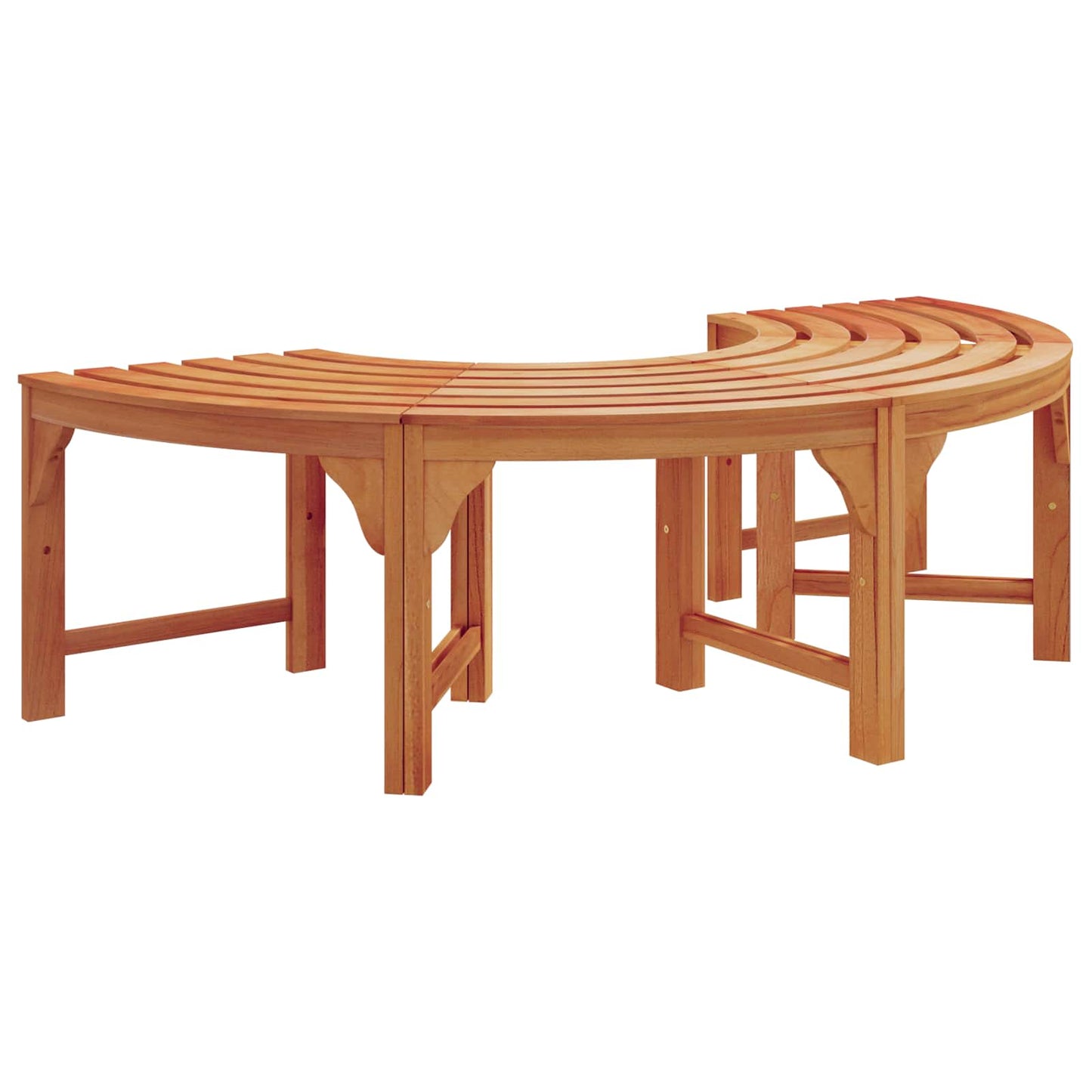 Baumbank Natur 160 x 80 x 45cm Massives Eukalyptus Holz