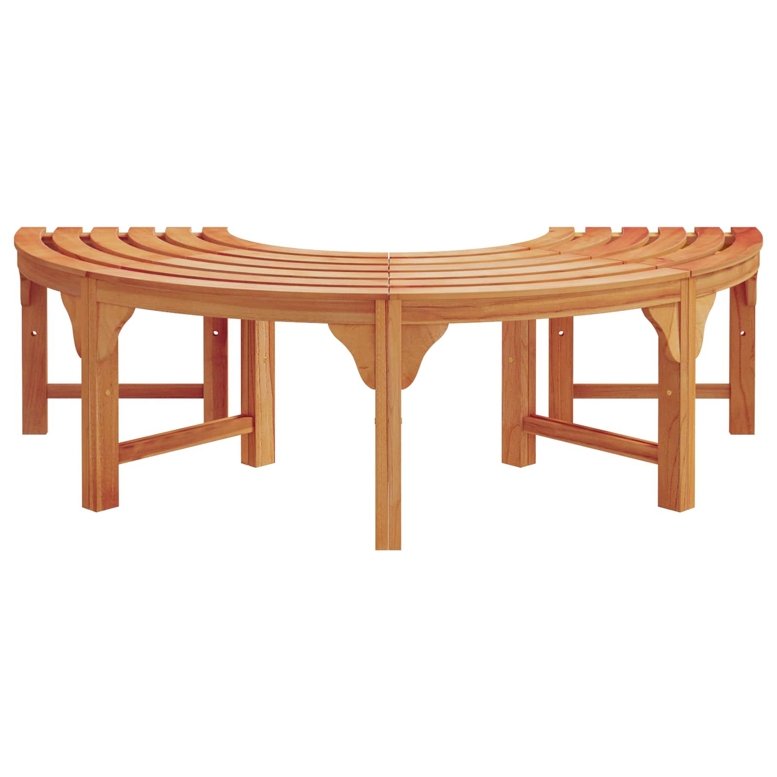 Baumbank Natur 160 x 80 x 45cm Massives Eukalyptus Holz