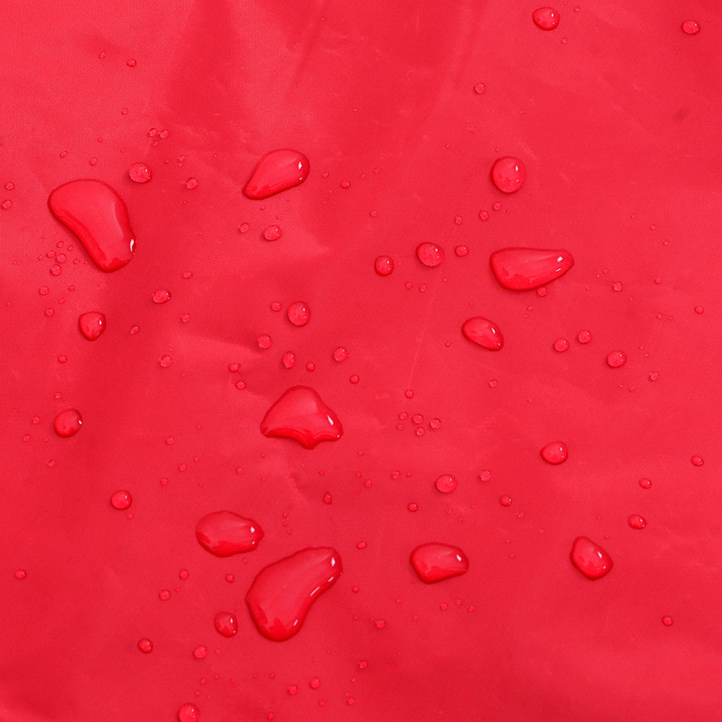 Imperméable pour chien avec bandes réfléchissantes en polyester rouge M
