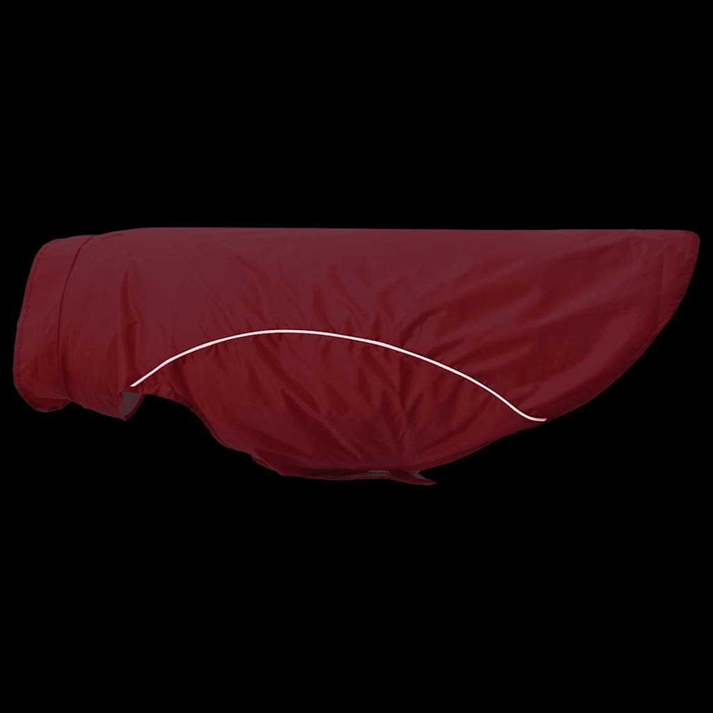 Hunde Regenmantel mit Reflexstreifen Polyester Rot 4XL
