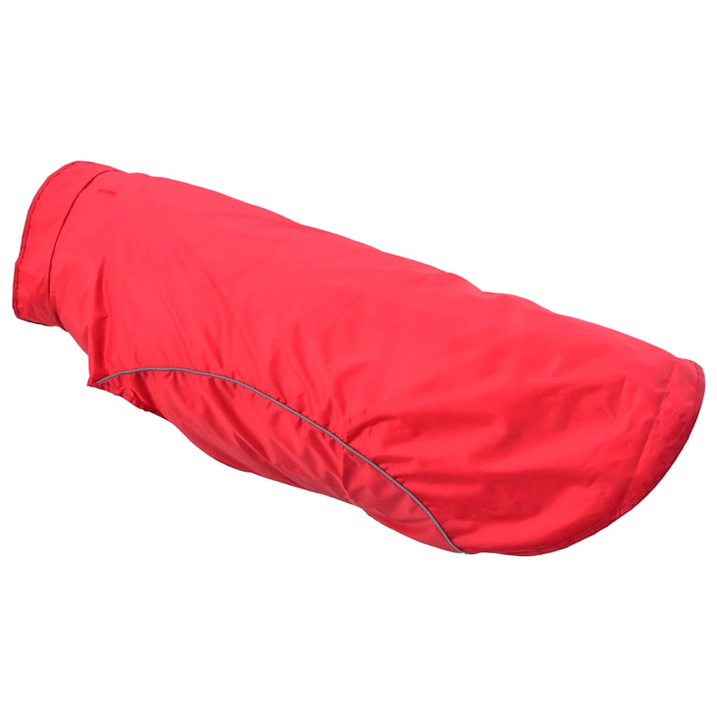 Hunde Regenmantel mit Reflexstreifen Polyester Rot 4XL