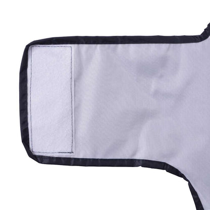 Hunde Regenmantel mit Reflexstreifen Polyester Marineblau XXS