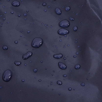 Hunde Regenmantel mit Reflexstreifen Polyester Marineblau XS