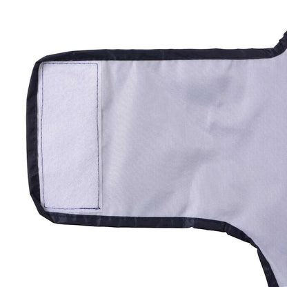 Hunde Regenmantel mit Reflexstreifen Polyester Marineblau XS