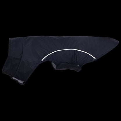 Hunde Regenmantel mit Reflexstreifen Polyester Marineblau S