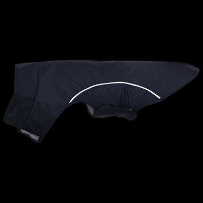 Hunde Regenmantel mit Reflexstreifen Polyester Marineblau M