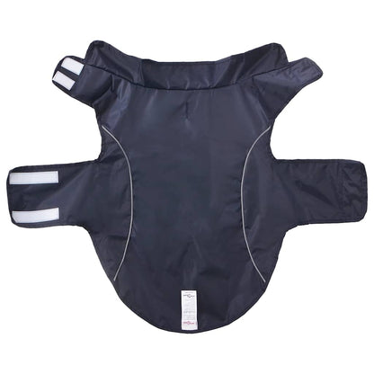 Hunde Regenmantel mit Reflexstreifen Polyester Marineblau L