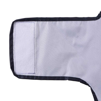 Hunde Regenmantel mit Reflexstreifen Polyester Marineblau L