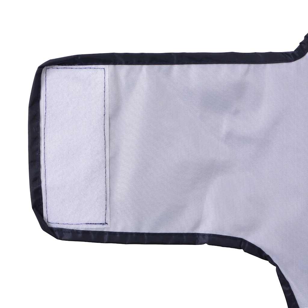 Hunde Regenmantel mit Reflexstreifen Polyester Marineblau XL