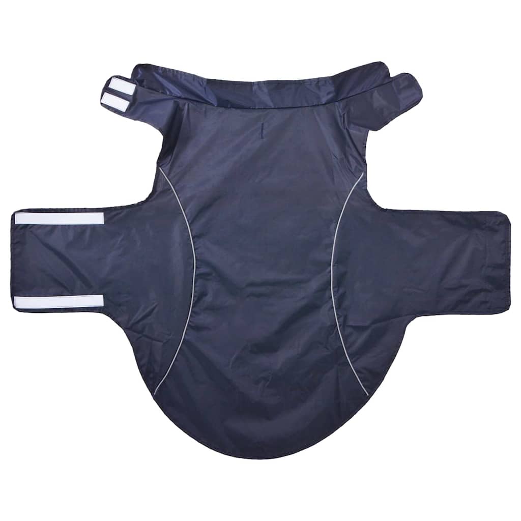 Hunde Regenmantel mit Reflexstreifen Polyester Marineblau 3XL