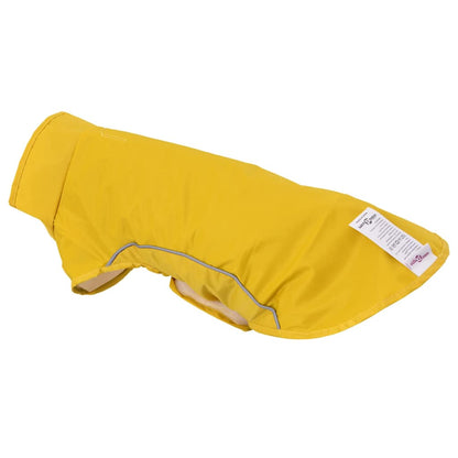 Hunde Regenmantel mit Reflexstreifen Polyester Gelb XS