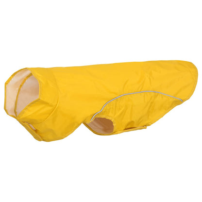 Hunde Regenmantel mit Reflexstreifen Polyester Gelb L