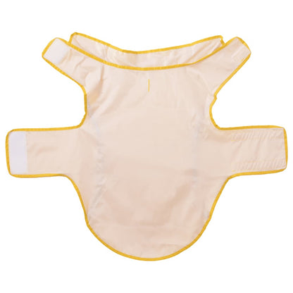 Hunde Regenmantel mit Reflexstreifen Polyester Gelb XL