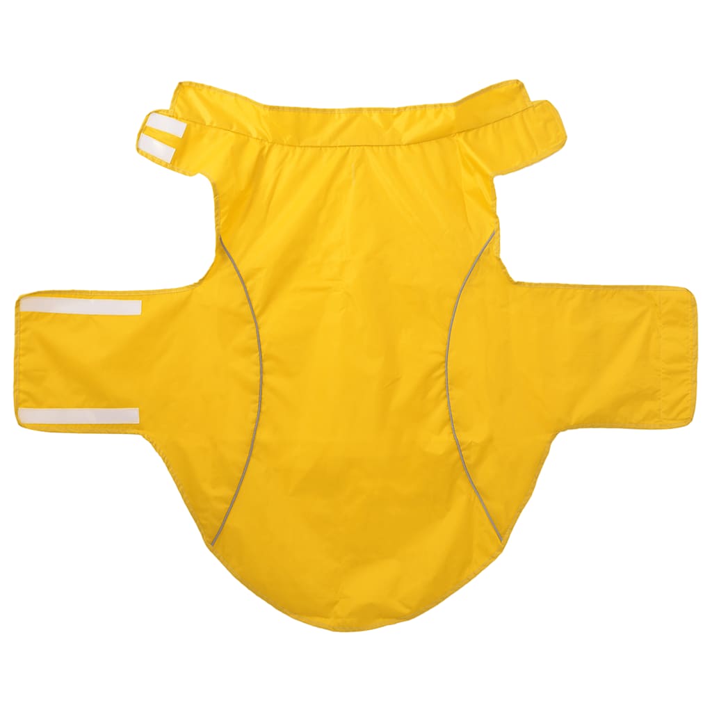 Hunde Regenmantel mit Reflexstreifen Polyester Gelb 3XL